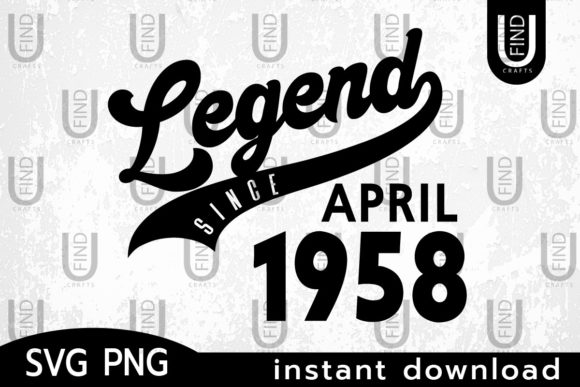 Vintage 1958, Legend Since April 1958