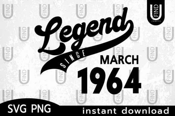 Vintage 1964, Legend Since March 1964