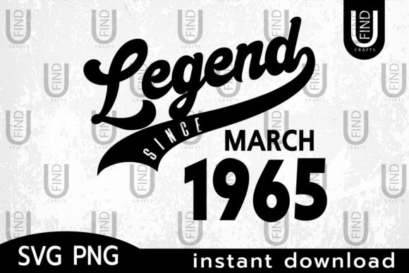 Vintage 1965, Legend Since March 1965