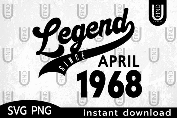 Vintage 1968, Legend Since April 1968