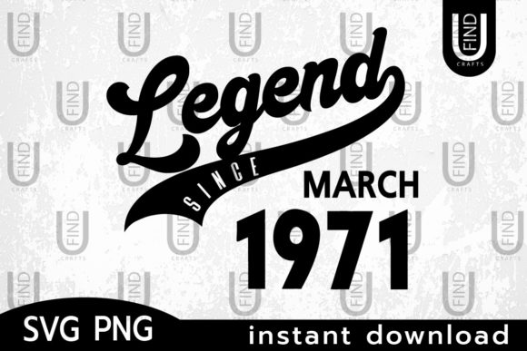 Vintage 1971, Legend Since March 1971