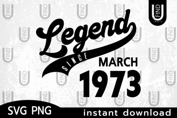 Vintage 1973, Legend Since March 1973