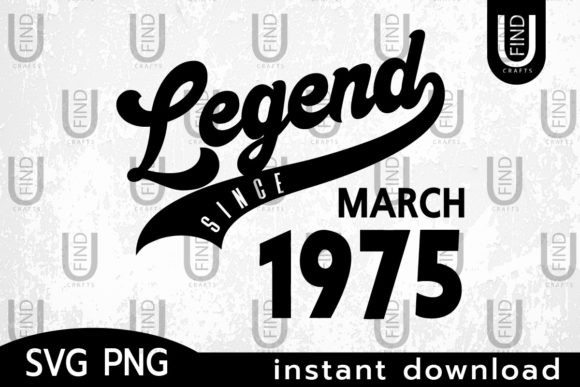 Vintage 1975, Legend Since March 1975