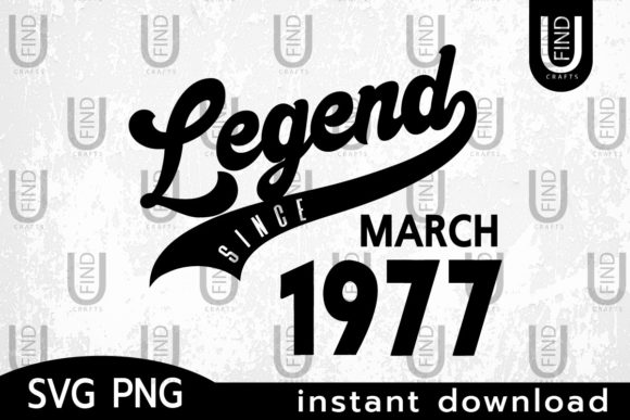 Vintage 1977, Legend Since March 1977