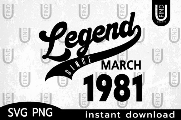 Vintage 1981, Legend Since March 1981