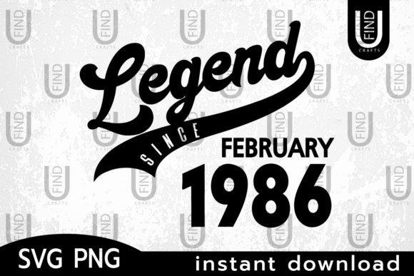 Vintage 1986, Legend Since Febuary 1986