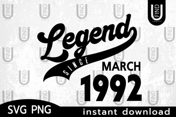 Vintage 1992, Legend Since March 1992